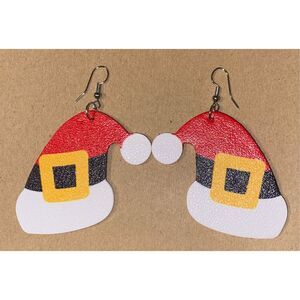 ☀️3/$12☀️ Santa Hat Earrings